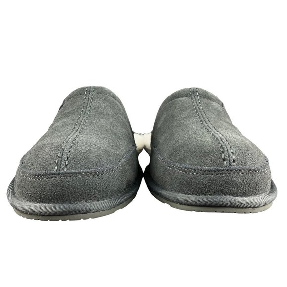 Koolaburra by UGG Men's Grey Sting Suede Fur Slippers Size 10 - Picture 2 of 10